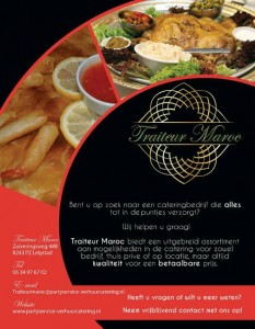 flyer traiteur maroc